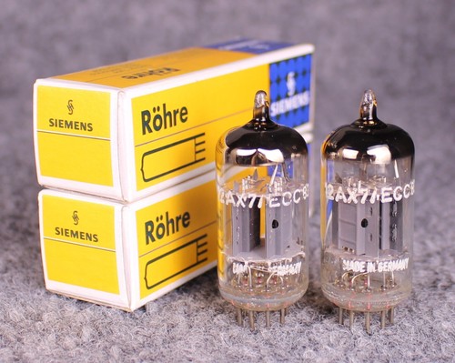 Siemens 12ax7 ecc83 tubes - siemens, 12ax7/ecc83